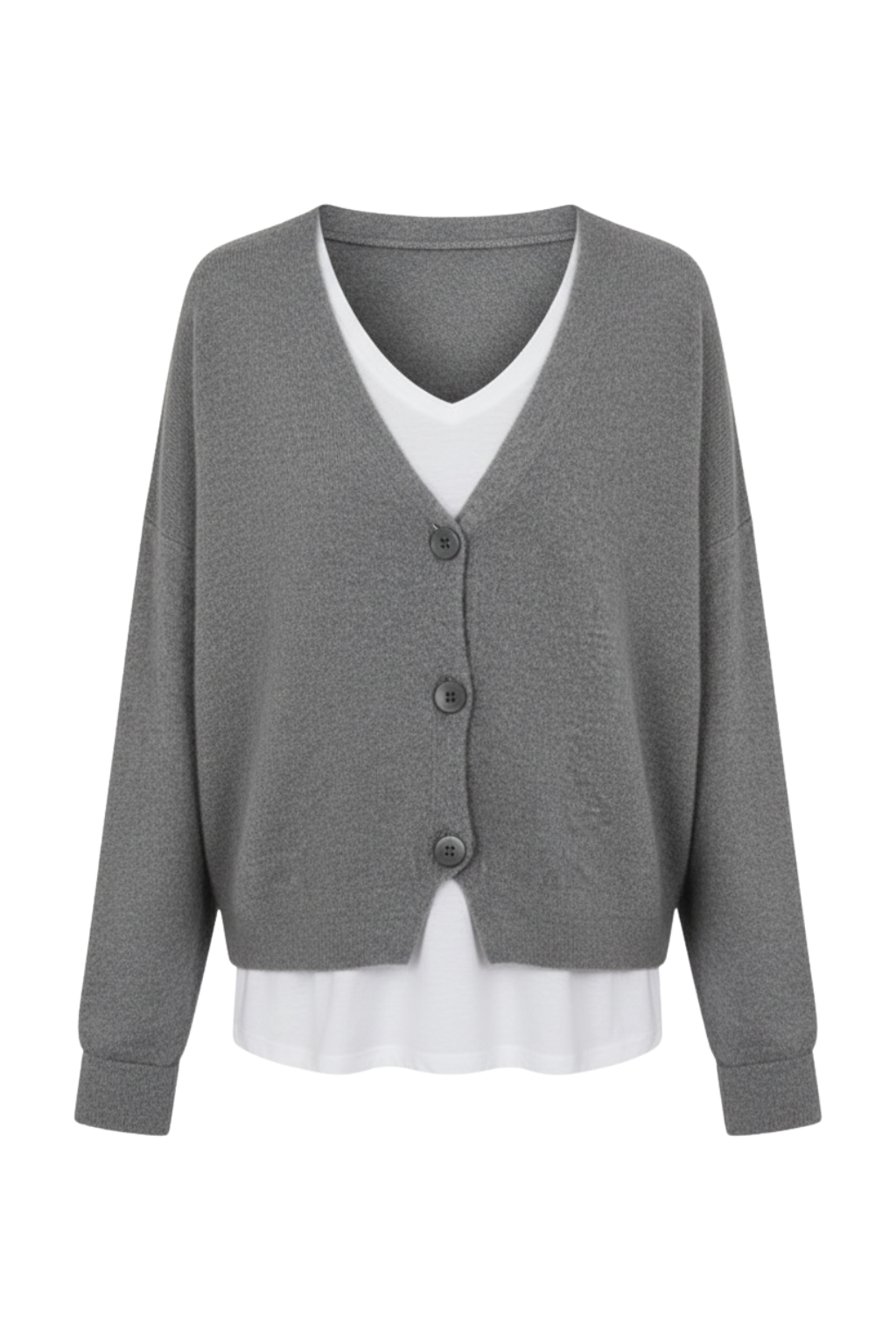 Cardigan in maglia comodo da donna per un look a strati impeccabile