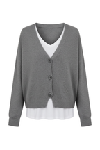 Cardigan in maglia comodo da donna per un look a strati impeccabile
