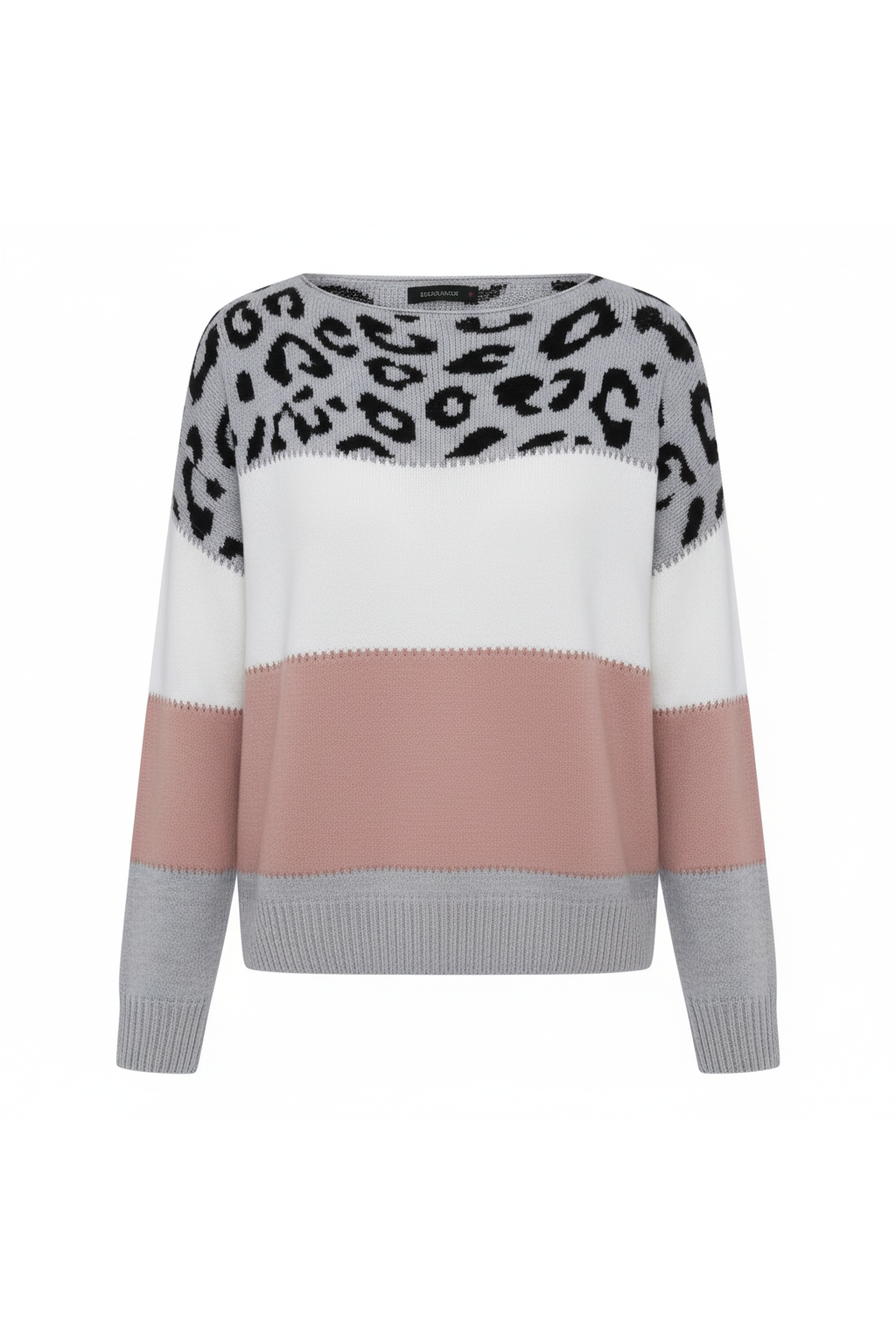 Maglione da Donna con Stampa Leopardata