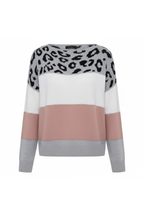 Maglione da Donna con Stampa Leopardata