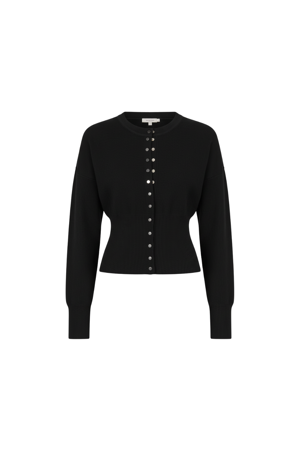 Cardigan Cropped Aderente da Donna con Bottoni