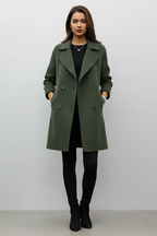 Trench Doppio Petto Elegante da Donna