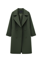 Trench Doppio Petto Elegante da Donna