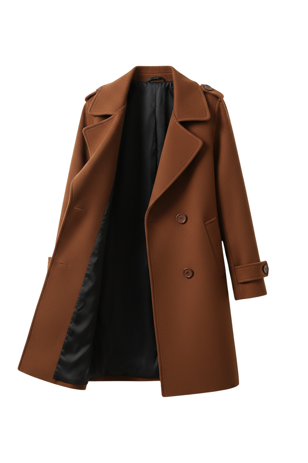 Trench Doppio Petto Elegante da Donna