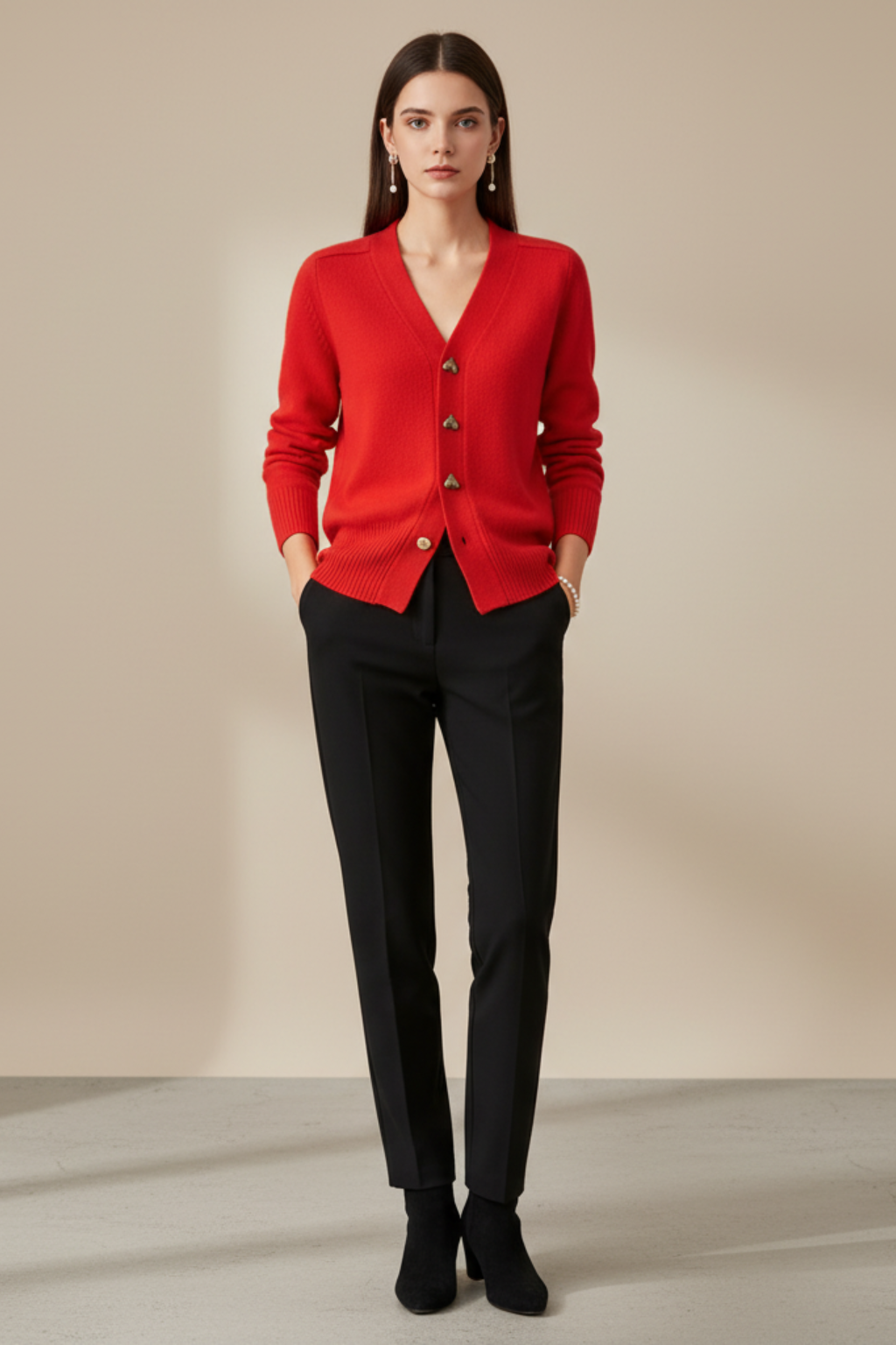 Cardigan Elegante da Donna con Bottoni