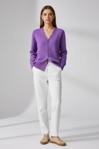 Cardigan Elegante da Donna con Bottoni